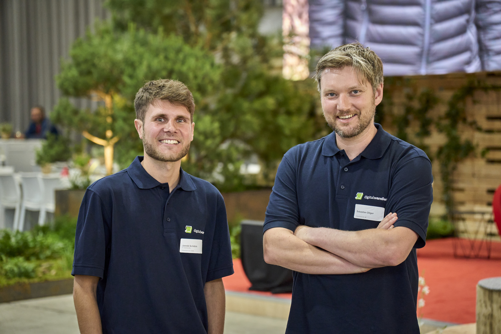 v.l.n.r. Jannik Schätzle (Key Account Manager), Sebastian Dilger (Geschäftsführer)